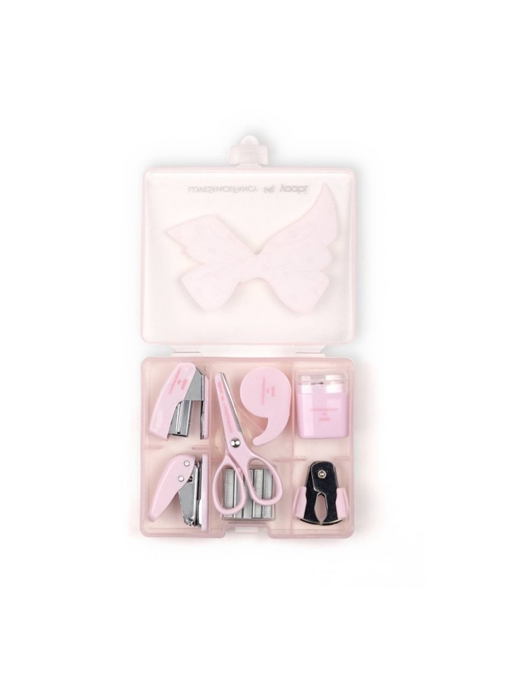 LoveShackFancy Yoobi Pink mini supply Accessory Set